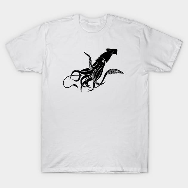 Giant squid T-Shirt by masha